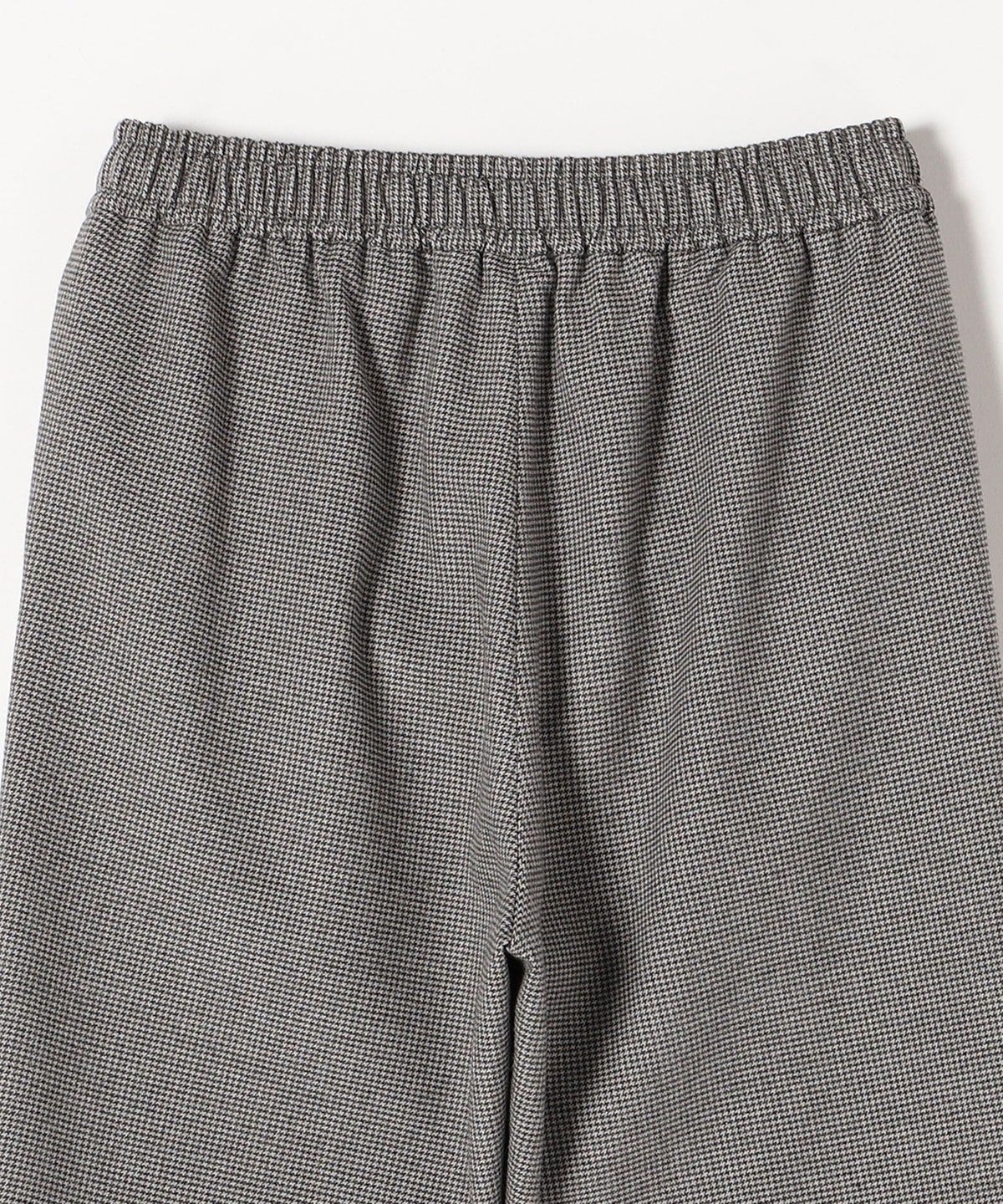 SHIPS any:〈ウォッシャブル〉ピンタック セミフレア イージー チェック フルレングス パンツ