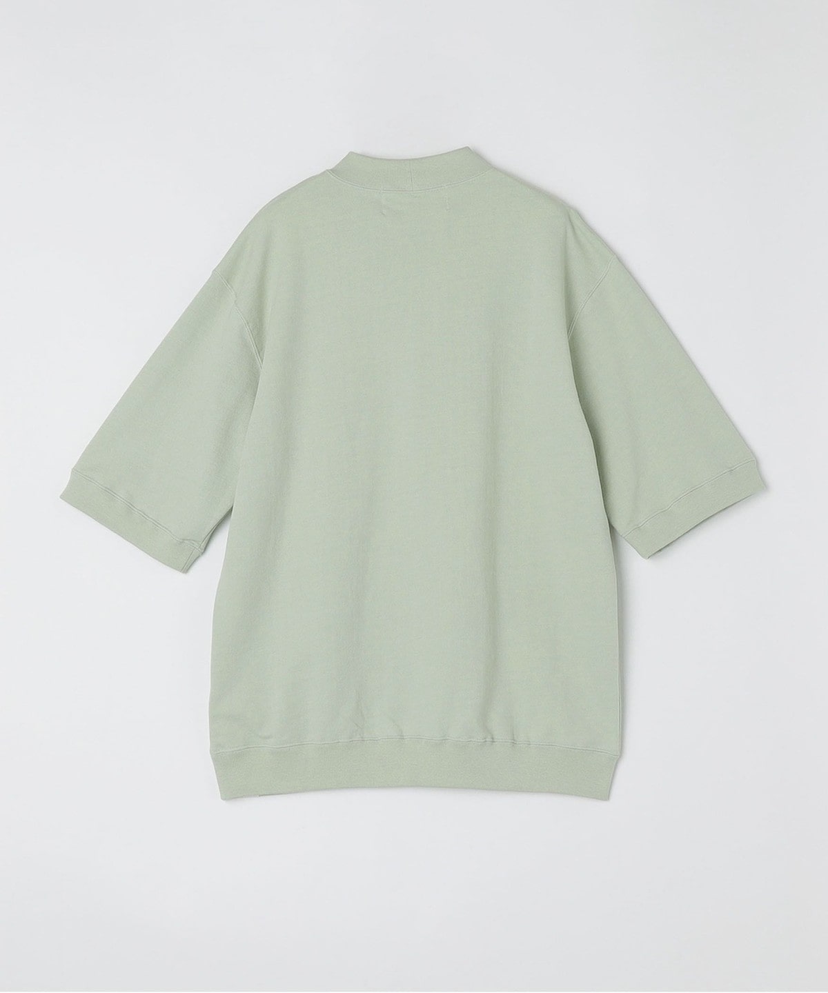 【SHIPS別注】THYARD: スーピマコットン インレー モックネック Tシャツ
