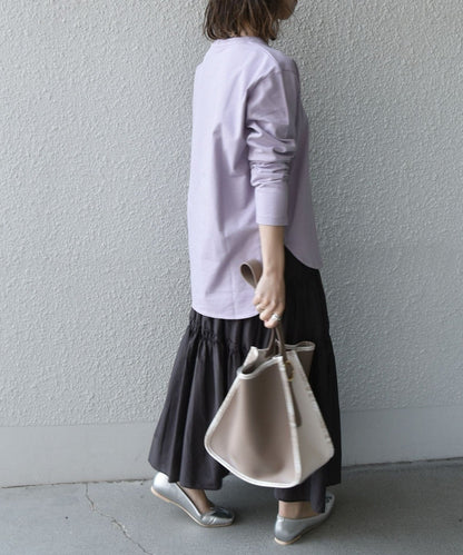 SHIPS any: 〈吸水速乾〉ラウンドヘム ロングスリーブ TEE2