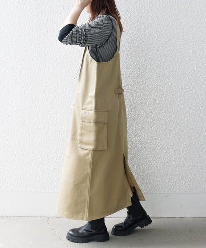 Dickies:〈洗濯機可能〉フロント ファスナー ジャンパー スカート