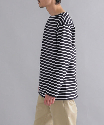 SHIPS STANDARD: SUVIN/PIMA ベーシック バスクシャツ L/S