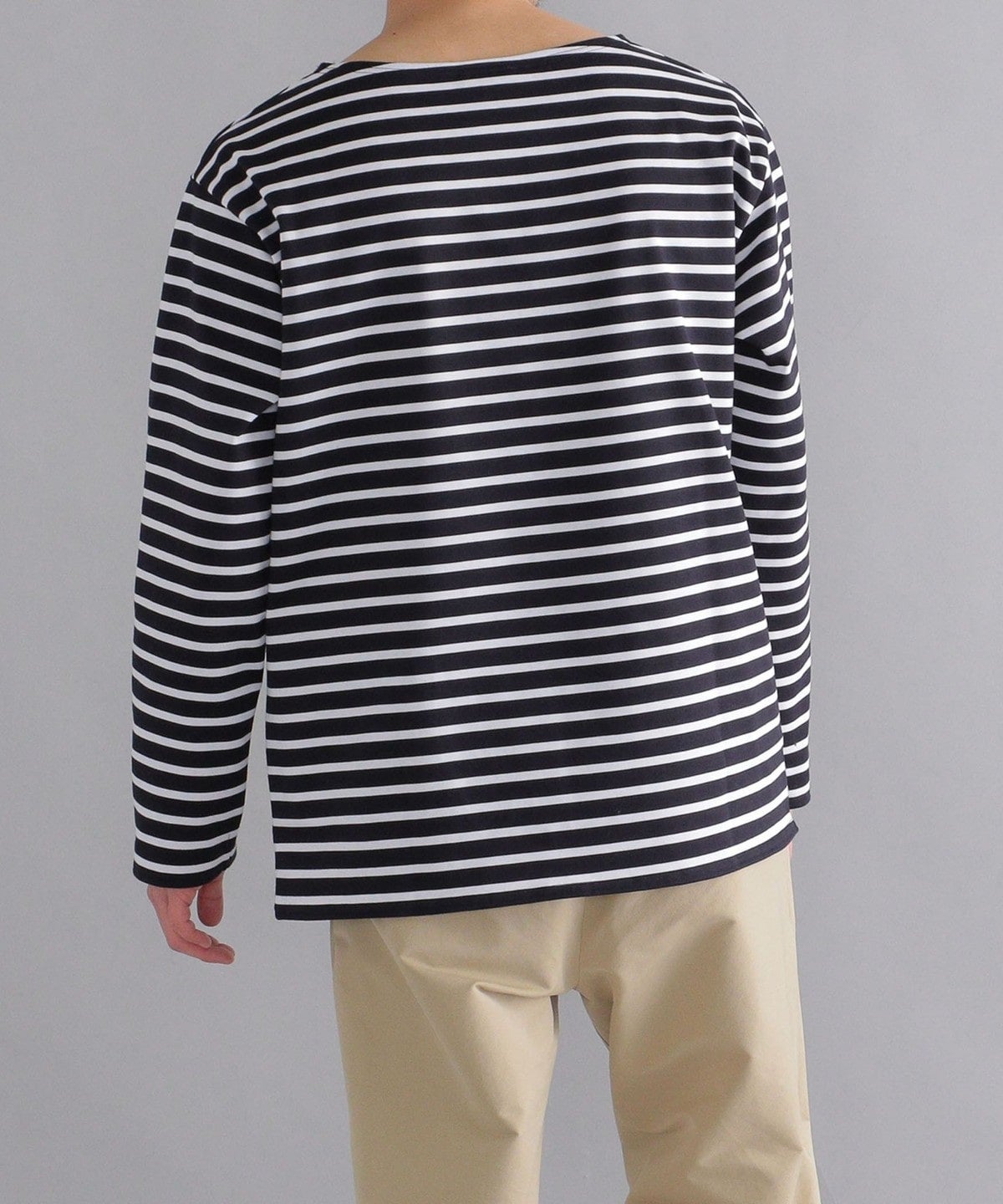 SHIPS STANDARD: SUVIN/PIMA ベーシック バスクシャツ L/S