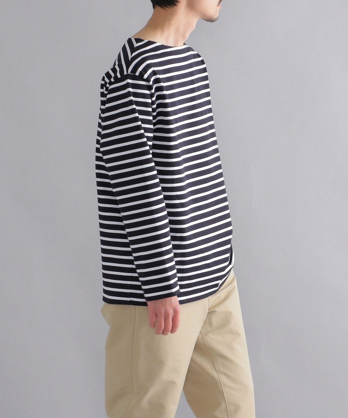 SHIPS STANDARD: SUVIN/PIMA ベーシック バスクシャツ L/S