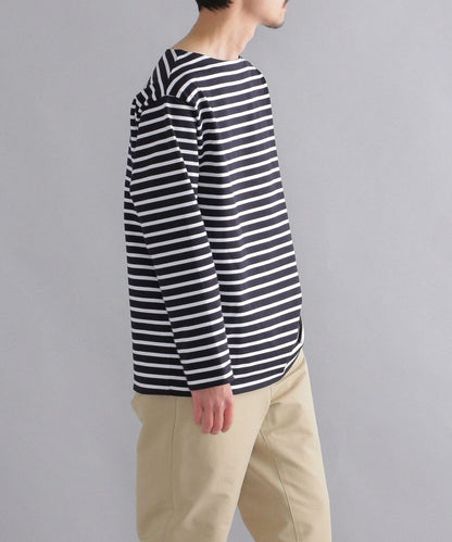 SHIPS STANDARD: SUVIN/PIMA ベーシック バスクシャツ L/S