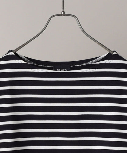 SHIPS STANDARD: SUVIN/PIMA ベーシック バスクシャツ L/S