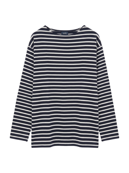 SHIPS STANDARD: SUVIN/PIMA ベーシック バスクシャツ L/S