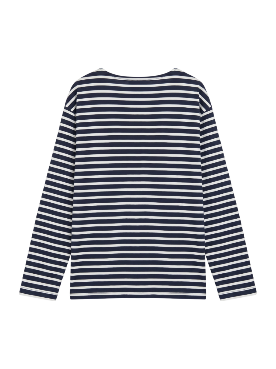 SHIPS STANDARD: SUVIN/PIMA ベーシック バスクシャツ L/S
