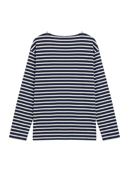 SHIPS STANDARD: SUVIN/PIMA ベーシック バスクシャツ L/S