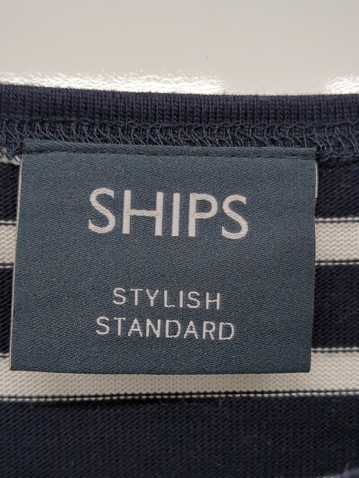 SHIPS STANDARD: SUVIN/PIMA ベーシック バスクシャツ L/S