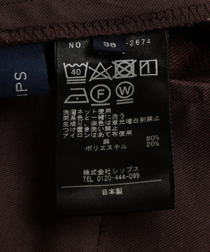 リネンソロワイドパンツ