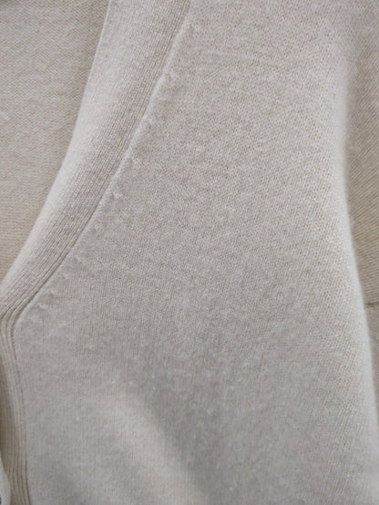 ウールカシミヤVネックカーディガン