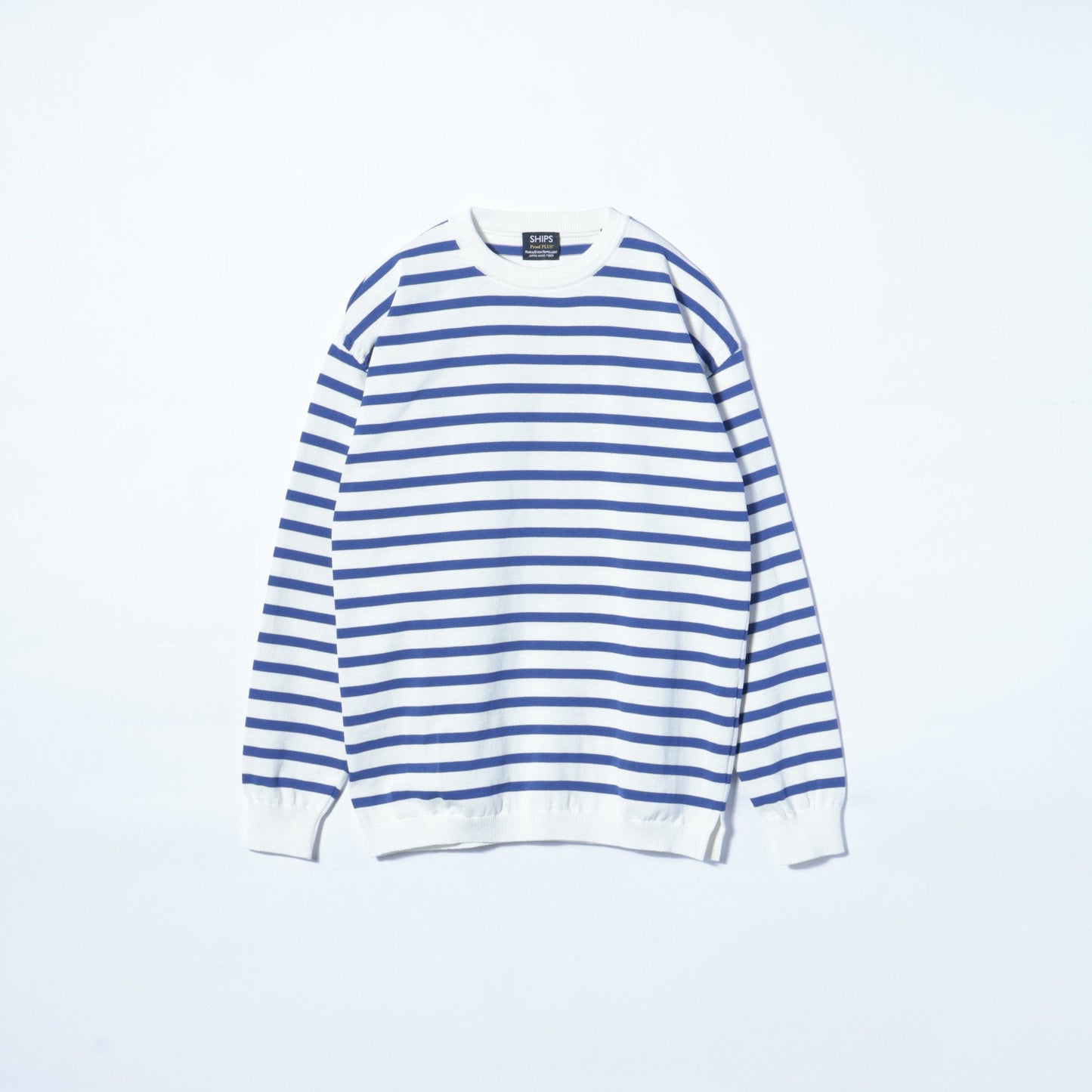 SHIPS: PROOF PLUS(R) ミドルゲージ ボーダー ニット