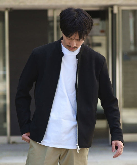 SHIPS: マシュマロスエード シングルライダース ジャケット