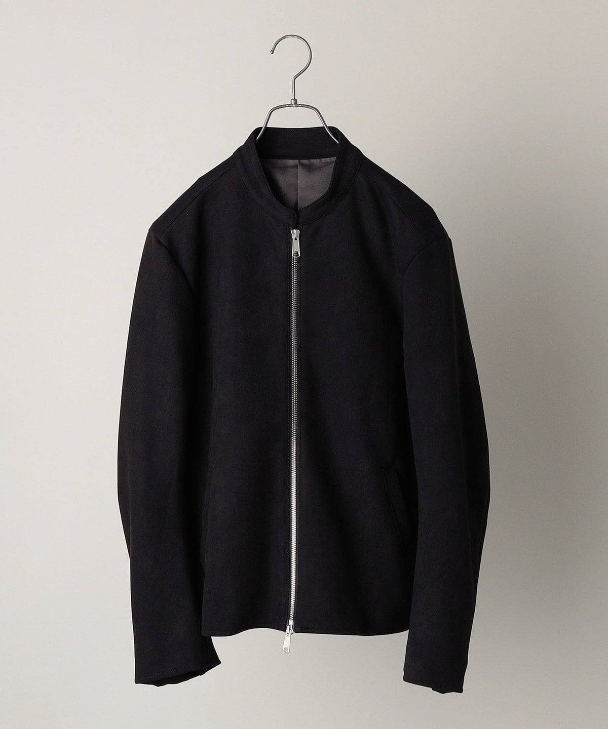 SHIPS: マシュマロスエード シングルライダース ジャケット