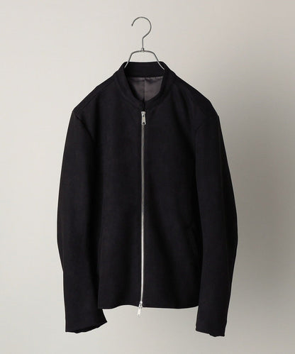 SHIPS: マシュマロスエード シングルライダース ジャケット