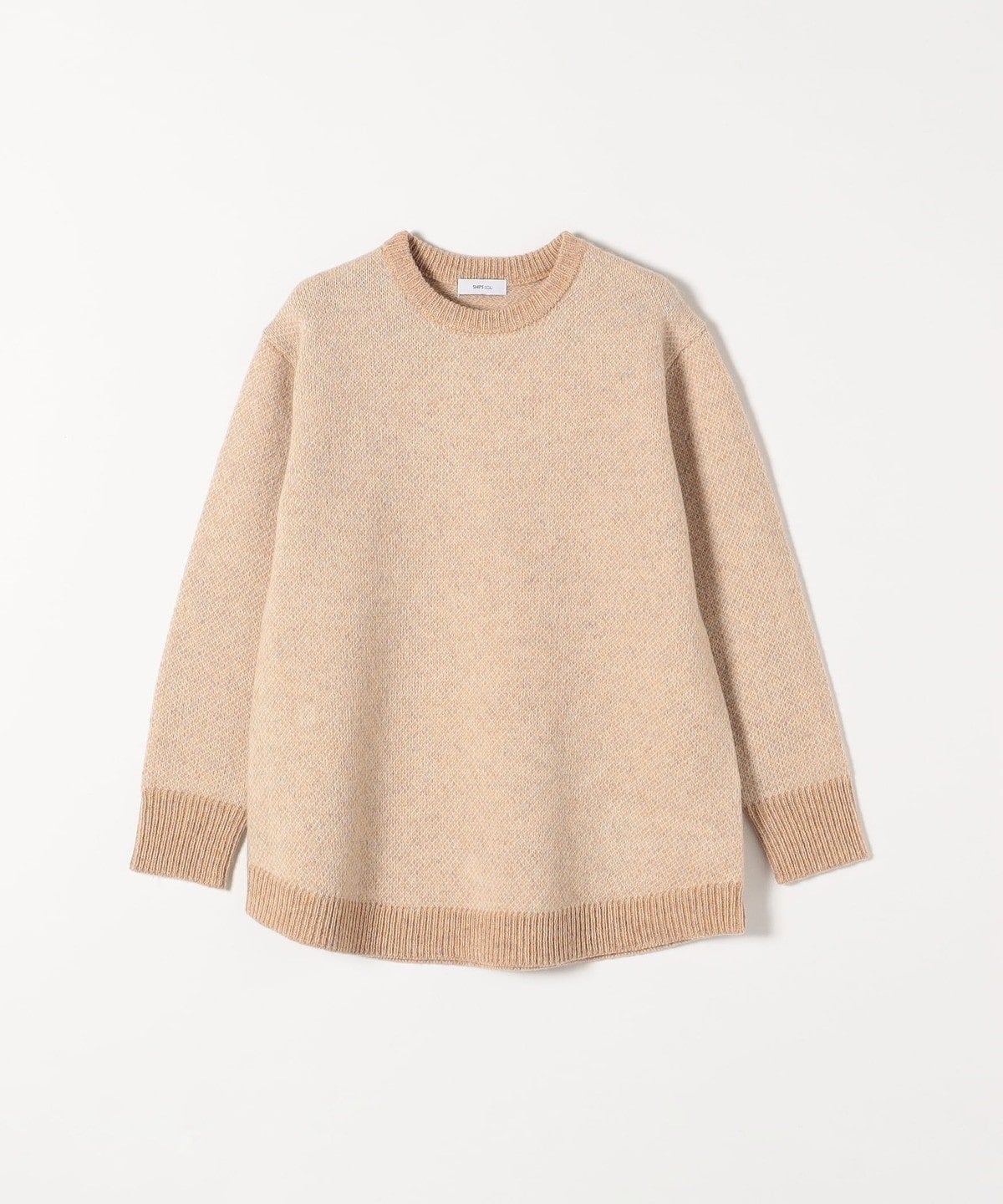 SHIPS any: ジャカード ヘム ニット プルオーバー