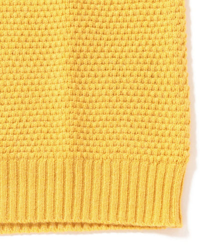 SU: ケーブル/MOSS STITCH クルーネック ニット