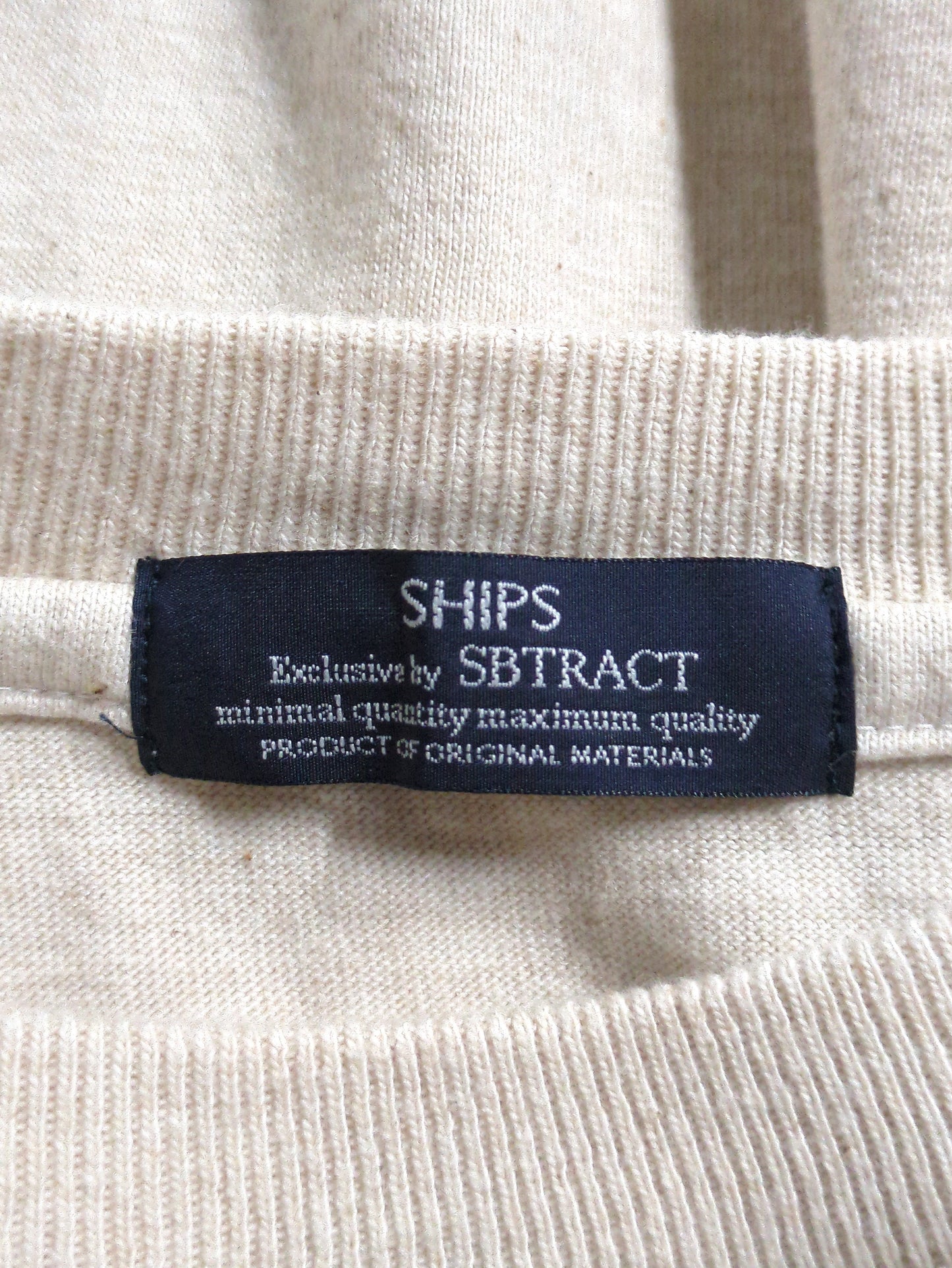 SBTRACT: 別注 オーガニックコットン ルーズフィット Tシャツ