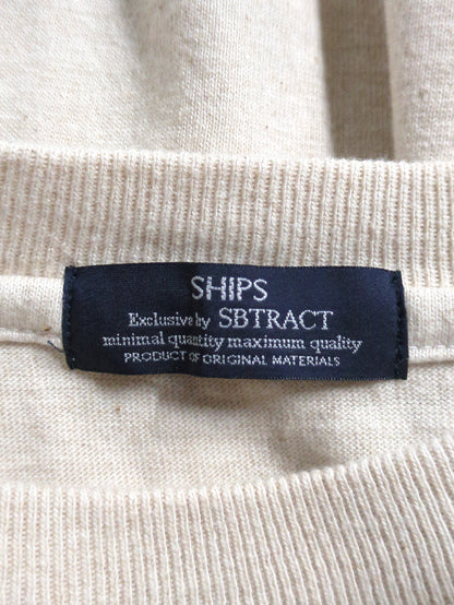 SBTRACT: 別注 オーガニックコットン ルーズフィット Tシャツ