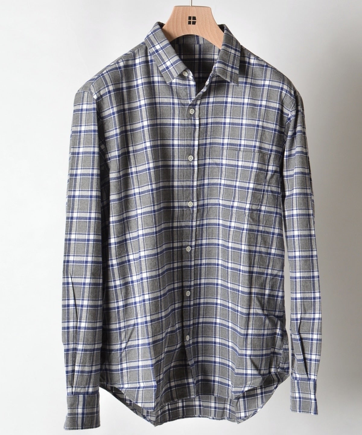 SHIPS Days STANDARD: ネルシャツ （グレー）