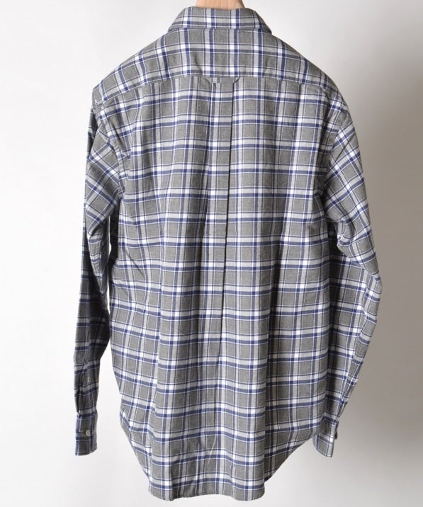 SHIPS Days STANDARD: ネルシャツ （グレー）