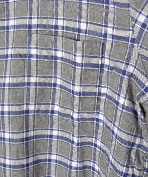 SHIPS Days STANDARD: ネルシャツ （グレー）