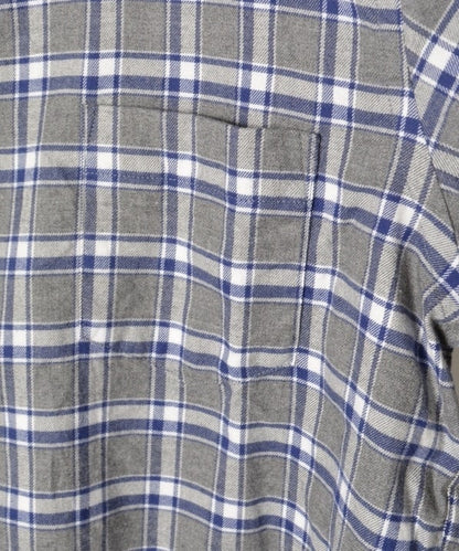 SHIPS Days STANDARD: ネルシャツ （グレー）