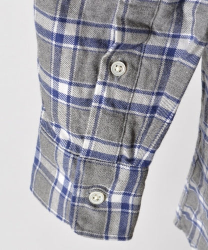 SHIPS Days STANDARD: ネルシャツ （グレー）