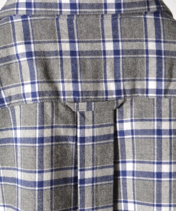 SHIPS Days STANDARD: ネルシャツ （グレー）