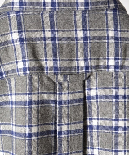 SHIPS Days STANDARD: ネルシャツ （グレー）