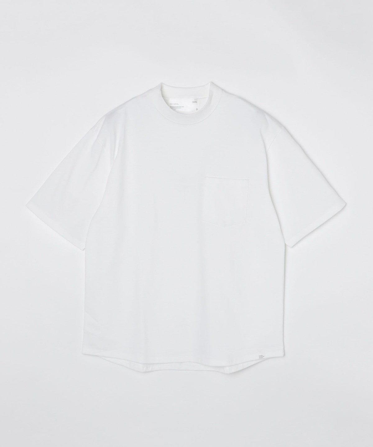 【SHIPS別注】THYARD: ラウンドテール ポケット Tシャツ