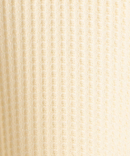 SHIPS: ワッフル モックネック プルオーバー