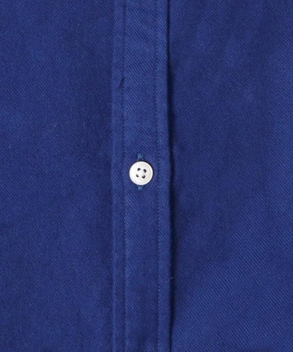 SHIPS: ペルヴィアン ピマ セミワイドカラー ソリッド ネルシャツ