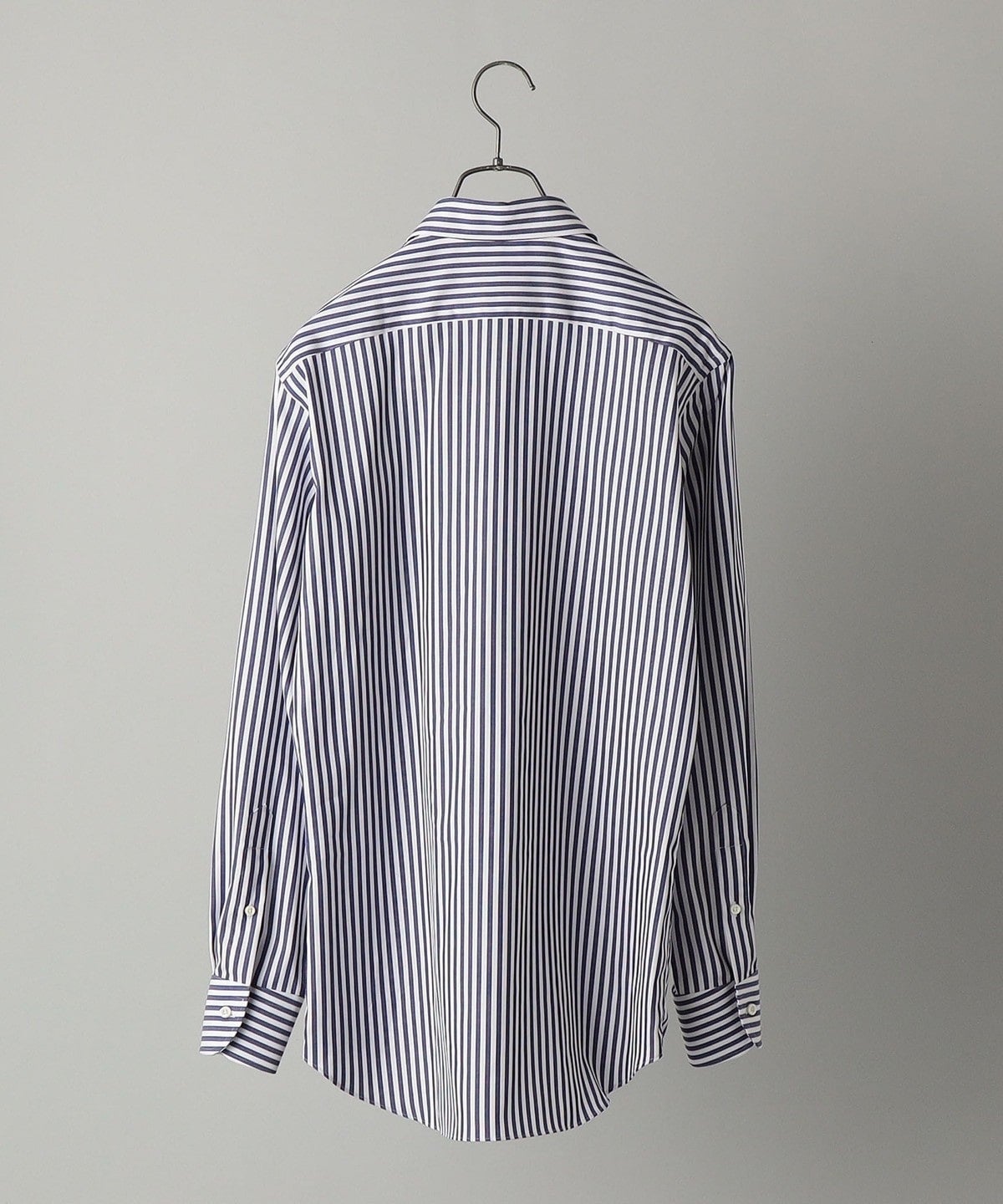 SHIPS: イージーアイロン ロングストライプ イタリアンボタンダウン シャツ