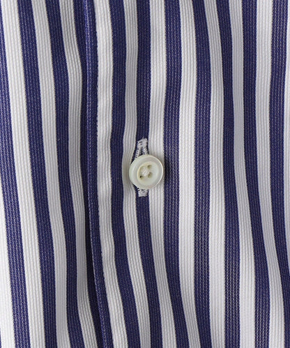 SHIPS: イージーアイロン ロングストライプ イタリアンボタンダウン シャツ