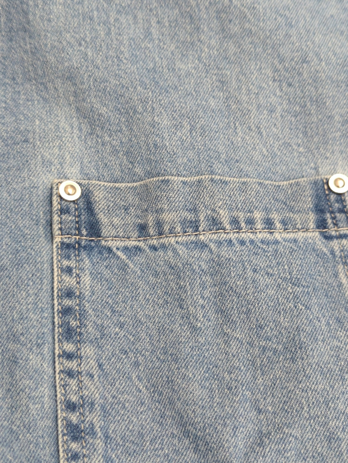 〈洗濯機可能〉ショート丈 デニム シャツ