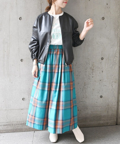 SHIPS any: BARTOLOZZI フェイク レザー ジップ ブルゾン