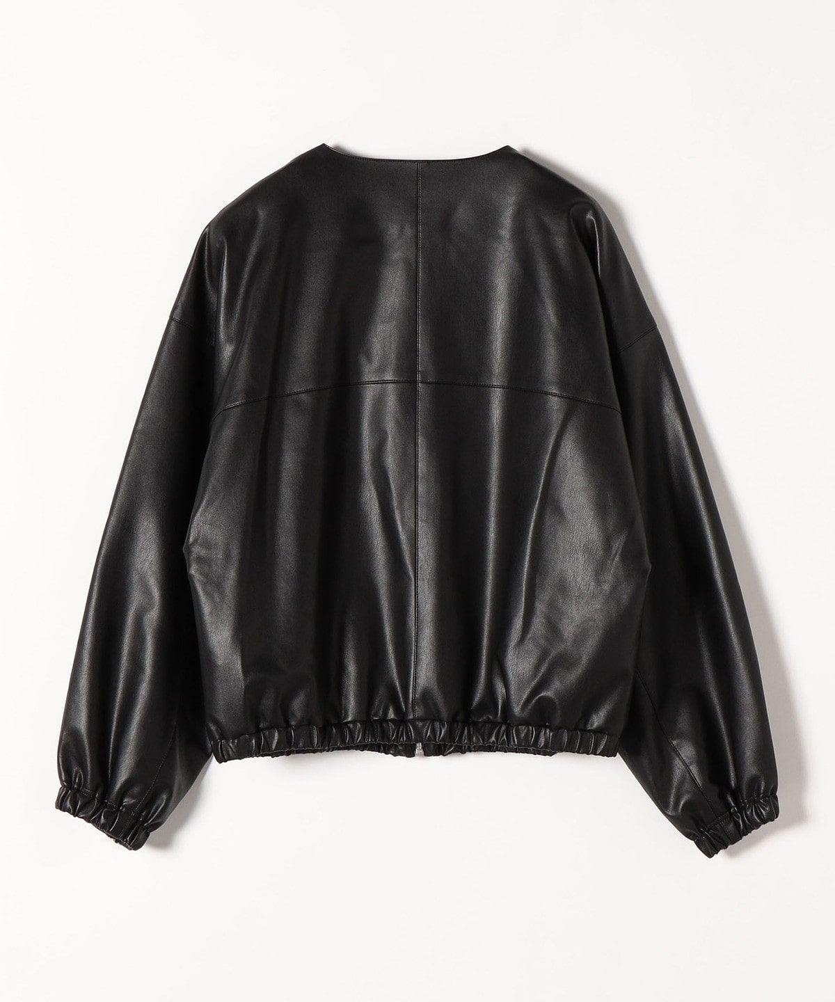 SHIPS any: BARTOLOZZI フェイク レザー ジップ ブルゾン