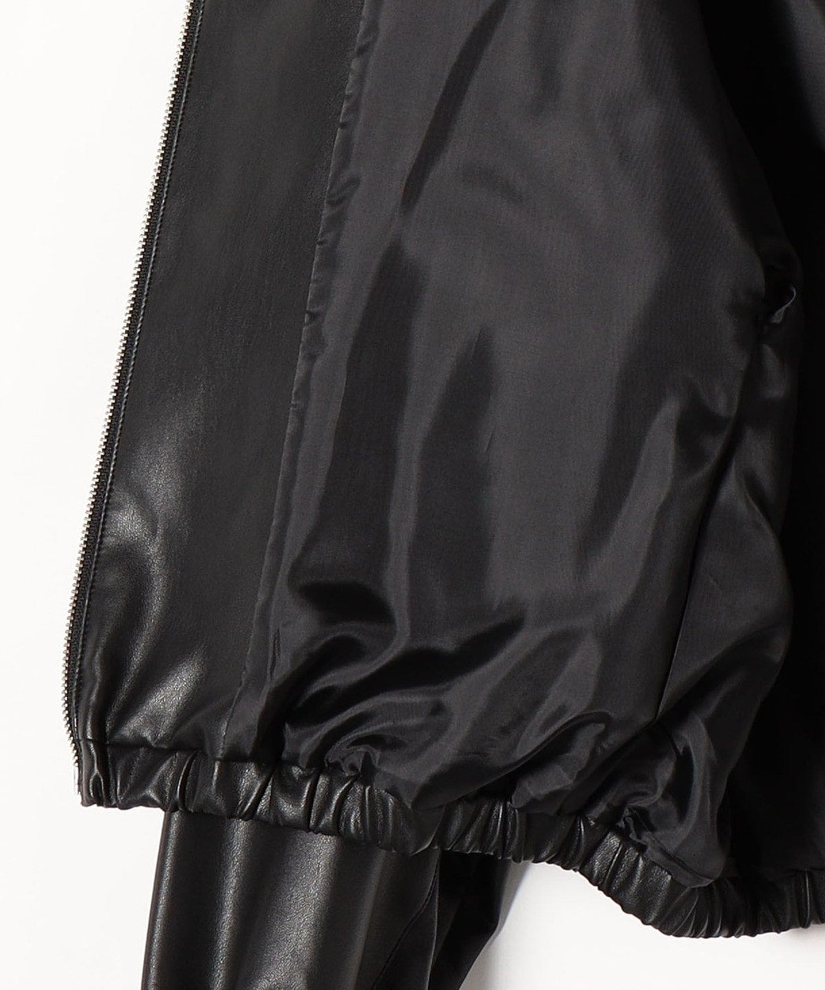 SHIPS any: BARTOLOZZI フェイク レザー ジップ ブルゾン
