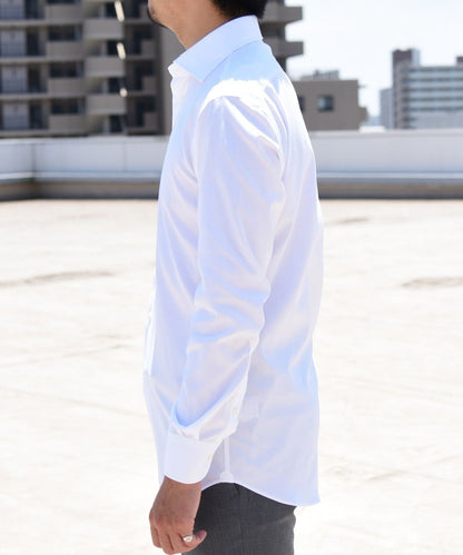 SHIPS: 【イージーアイロン】 オックスフォード ソリッド ワイドカラー シャツ