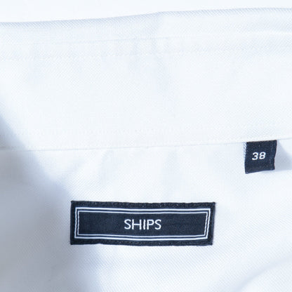 SHIPS: 【イージーアイロン】 オックスフォード ソリッド ワイドカラー シャツ