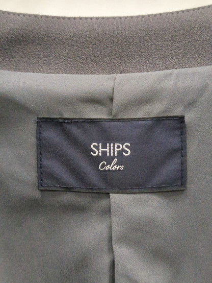 SHIPS Colors:ストレッチ ジョーゼット Vカラー ジャケット2(セットアップ対応可能)