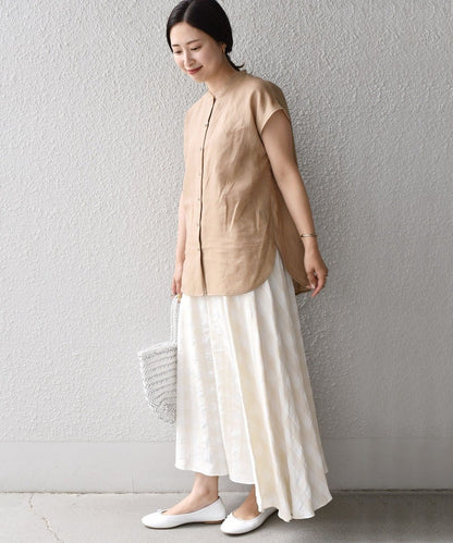 〈手洗い可能〉ギンガムチェックギャザースカート