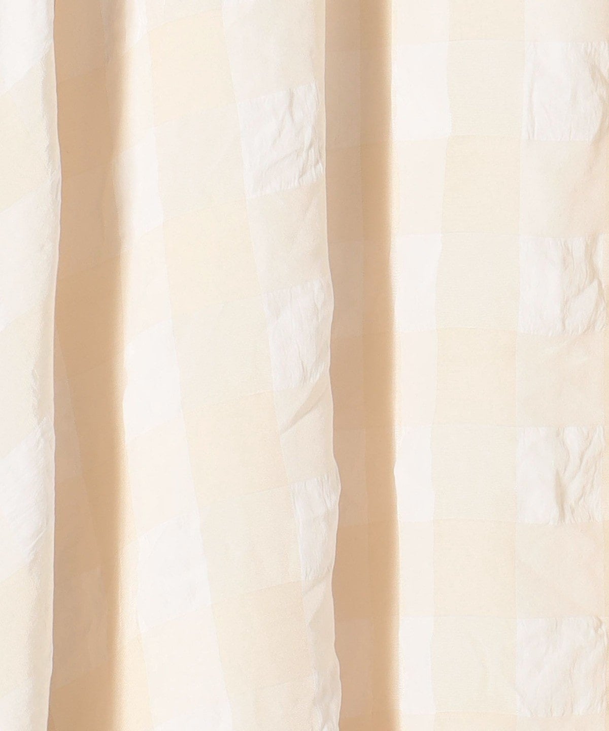 〈手洗い可能〉ギンガムチェックギャザースカート