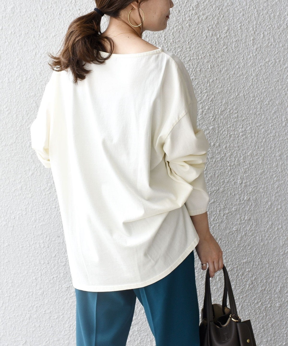 【WEB限定】スリットスリーブボートネックフォトTEE