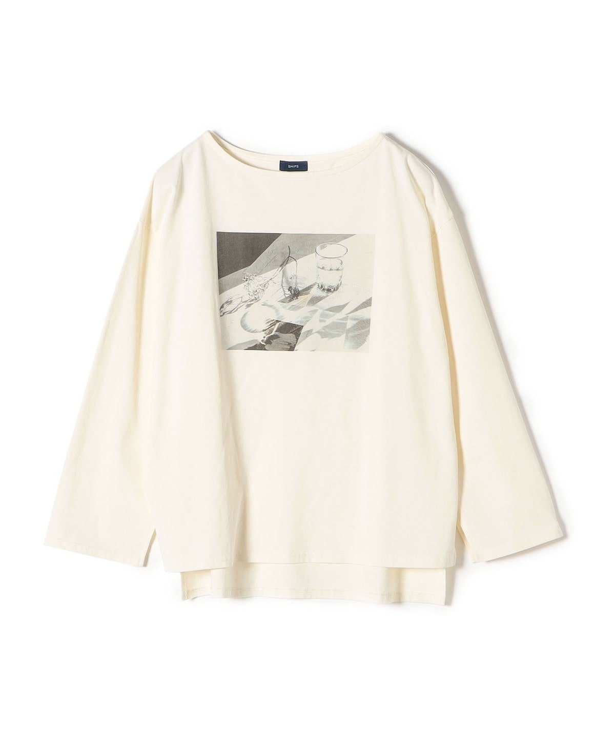【WEB限定】スリットスリーブボートネックフォトTEE