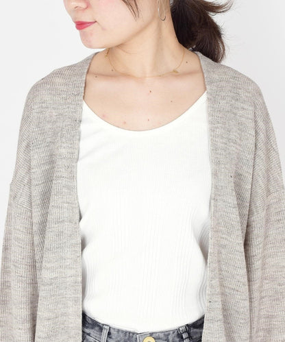 【WEB限定】テレデランリネンショートカーディガン