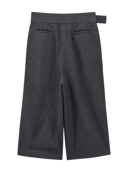 NL:WOOL GABA WIDE CULOTTES