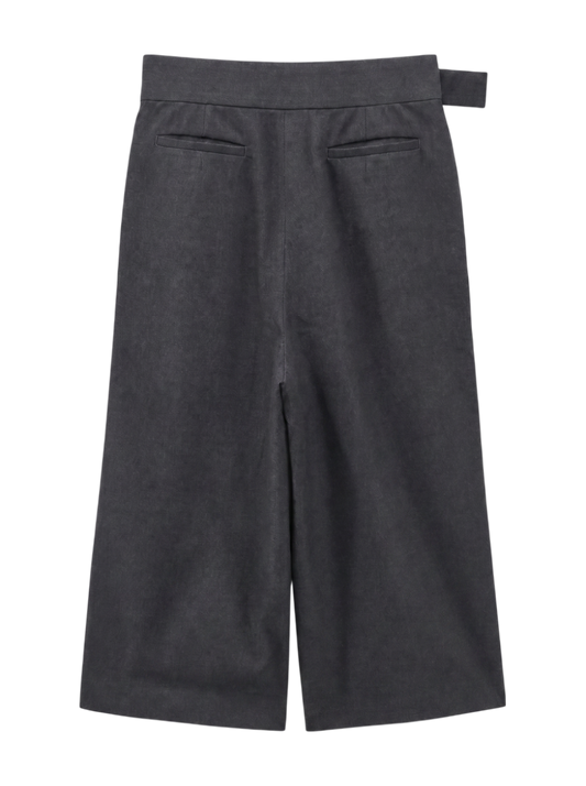 NL:WOOL GABA WIDE CULOTTES