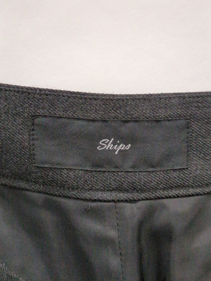 NL:WOOL GABA WIDE CULOTTES